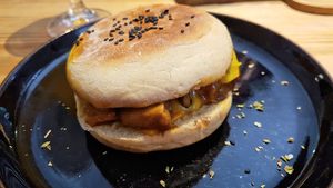 Bifana of seitan at 26 Vegan Food Project in Lisbon