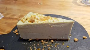 Avocado-lime cake at 26 Vegan Food Project in Lisbon