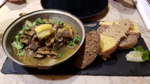 Mushrooms at 26 Vegan Food Project in Lisbon