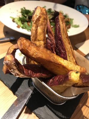 Sweet potato fries  at 26 Vegan Food Project in Lisbon