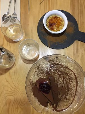 dessert at 26 Vegan Food Project in Lisbon