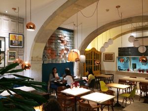 Interior at 26 Vegan Food Project in Lisbon