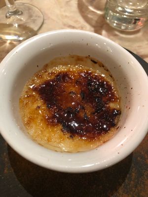 Creme brule at 26 Vegan Food Project in Lisbon