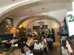 Busy lunch  at 26 Vegan Food Project in Lisbon