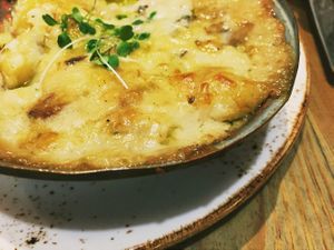 No-bacalhau as natas  at 26 Vegan Food Project in Lisbon