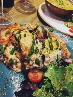 Lasaña de seitán  at 26 Vegan Food Project in Lisbon