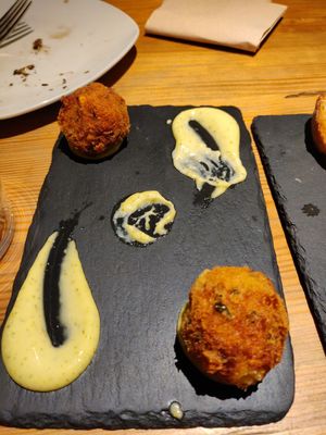 Fried ball of cod 😋 at 26 Vegan Food Project in Lisbon