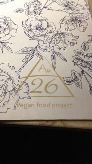Logo at 26 Vegan Food Project in Lisbon