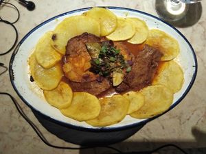 Seitan steak at 26 Vegan Food Project in Lisbon