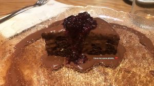 Perfect end of the evening. The best vegan chocolate cake I’ve had so far for sure at 26 Vegan Food Project in Lisbon