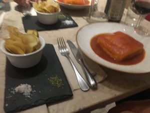 Francesinha  at 26 Vegan Food Project in Lisbon