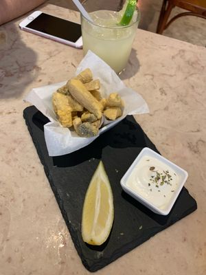 Cuttle fish  at 26 Vegan Food Project in Lisbon