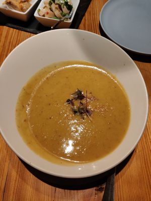 Soup at 26 Vegan Food Project in Lisbon