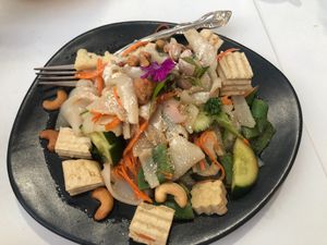 Spicy Noodle Salad at Kindness Vegan in Darlinghurst