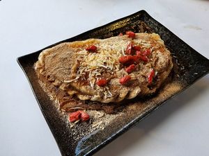 Banana roti at Kindness Vegan in Darlinghurst