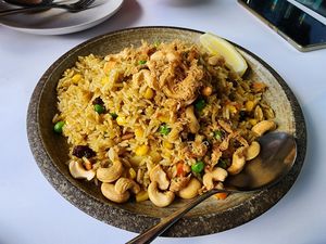 Pineapple fried rice at Kindness Vegan in Darlinghurst