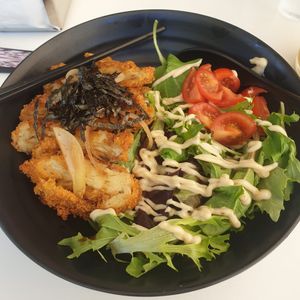 "Katsudon" at Kindness Vegan in Darlinghurst