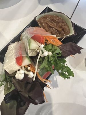 Fresh rolls  at Kindness Vegan in Darlinghurst