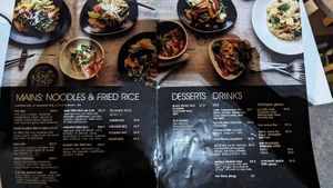 Menu May 2024 at Kindness Vegan in Darlinghurst