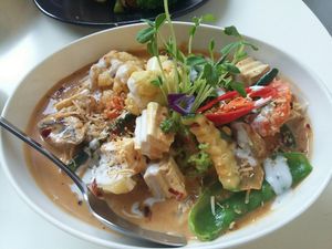 Ginger lime tofu at Kindness Vegan in Darlinghurst