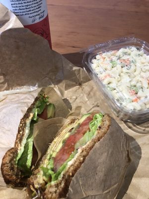 Lonestar sandwich   at Jimbo's Naturally in Carlsbad