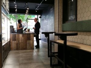 inside at Rawligion - Tottenham St in London