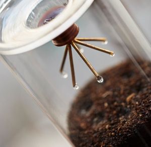London's only Oji Cold Drip Coffee machine. 12 hours of painstaking water droplet watching yields a pretty smooth, bright and seriously less acidic coffee. at Rawligion - Tottenham St in London