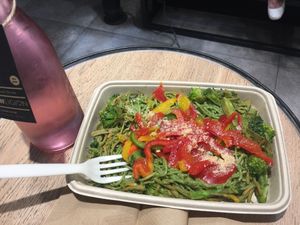 lunch  at Rawligion - Tottenham St in London