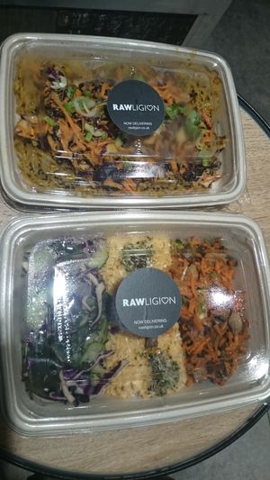 Lunch at Rawligion - Tottenham St in London
