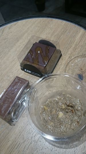 Desserts at Rawligion - Tottenham St in London