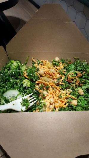 Salad mix at Rawligion - Tottenham St in London