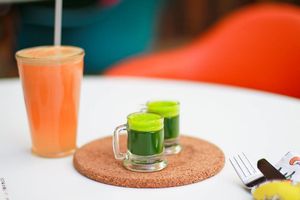 healthy shots  at Groot in Moscow