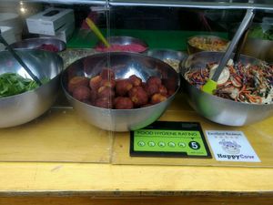 salads at Big V - Borough Market in South East London