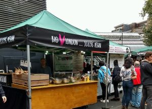 stall at Big V - Borough Market in South East London