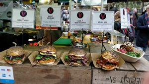 holy smoke and facon cheese ones are quite good at Big V - Borough Market in South East London