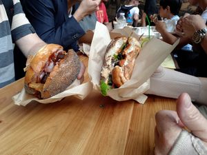 Holy smoke and a classic at Big V - Borough Market in South East London