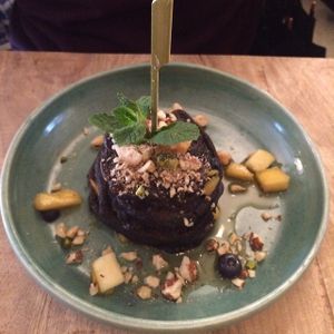 blueberry pancakes  at The Meets - Cornelis in Amsterdam