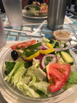 Greek Salad at Mediterranean Bistro in Myrtle Beach