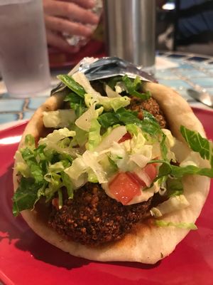Falafel Gryo at Mediterranean Bistro in Myrtle Beach