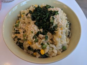 Risotto at Flowers Kitchen in Luxembourg City