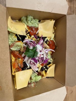Vegan nachos   at The Cashew Tree in Pecatu
