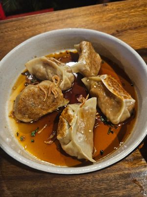 Vegan Gyozas at The Cashew Tree in Pecatu