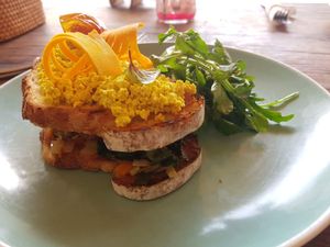 Tofu Scramble at The Cashew Tree in Pecatu
