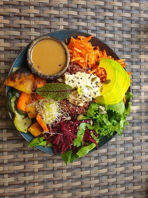 Soul bowl (vegan) at The Cashew Tree in Pecatu