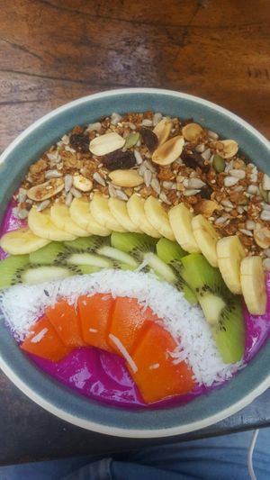 pitaya bowl at The Cashew Tree in Pecatu