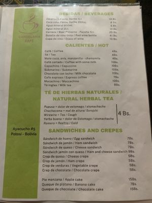   at Koala Cafe in Potosi