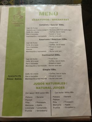   at Koala Cafe in Potosi