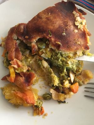 Vegetable Pie  at Koala Cafe in Potosi