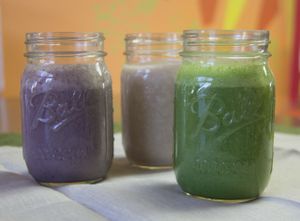 Almond Milk Smoothies at Que SeRaw SeRaw in Burlingame