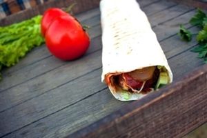 Vegan kebab at Nesterka in Grodno